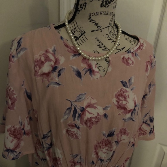 🌼LIKE NEW🌼David & Dani Pretty in Pink Plus Dress - Picture 10 of 13